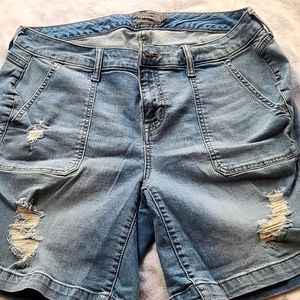 Size 14 Torrid Distress Shorts